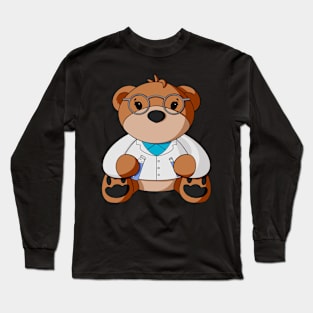 Scientist Teddy Bear Long Sleeve T-Shirt